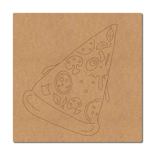Pizza Pre Marked Base MDF Design 1