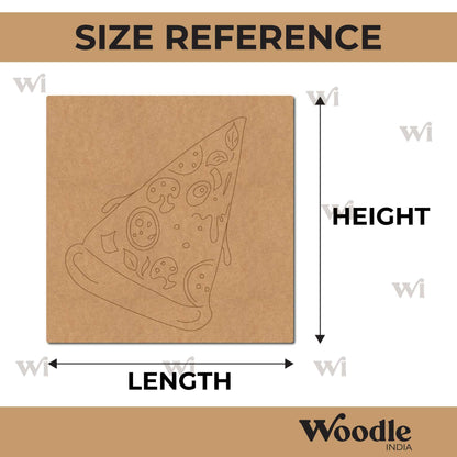 Pizza Pre Marked Base MDF Design 1
