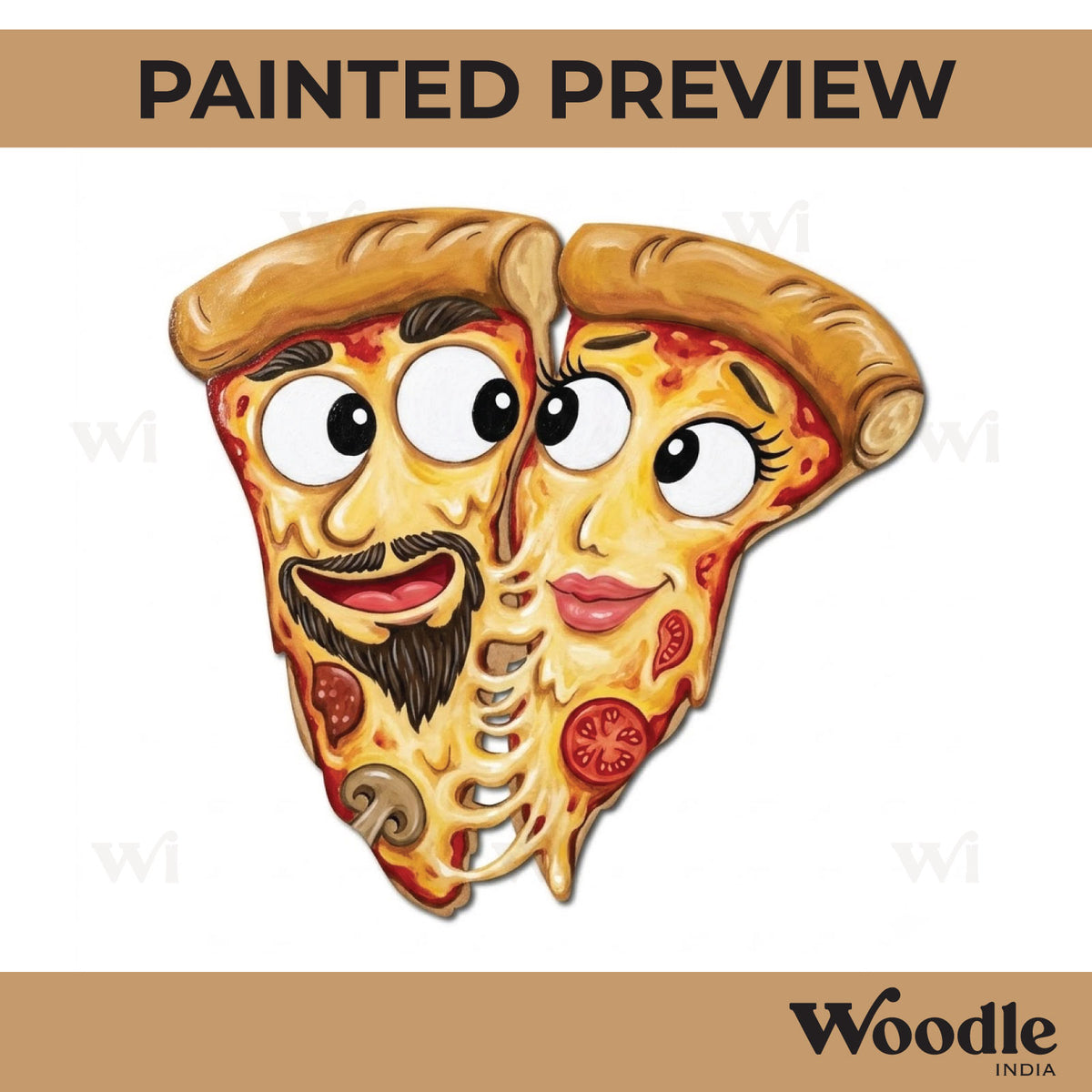 Pizza Pre Marked MDF Design 2