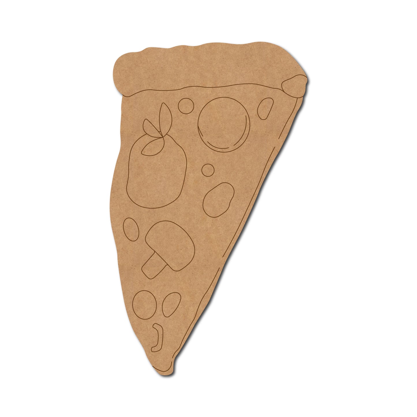 Pizza Slice Pre Marked MDF Design 1