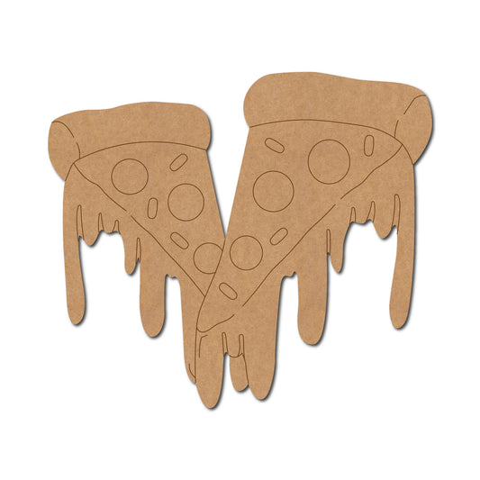 Pizza Slices Pre Marked MDF Design 1