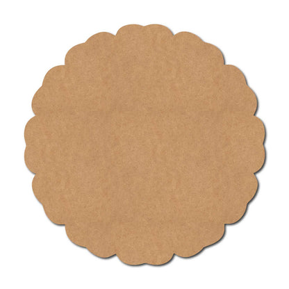 Plain Flower Base Cutout MDF Design 3