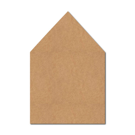 Plain Hut Cutout MDF Design 1