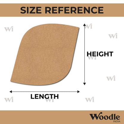 Plain Leaf Cutout MDF Design 1