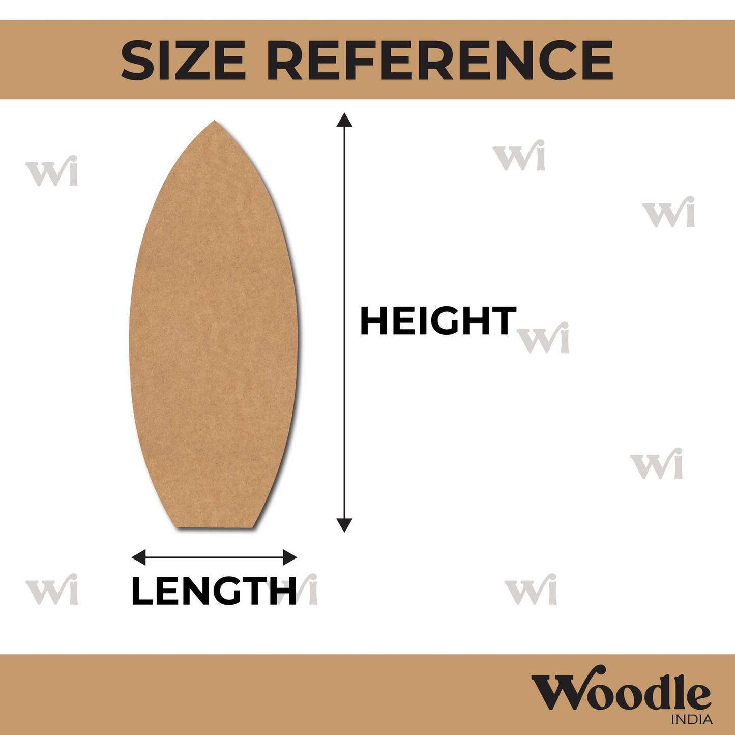 Plain Leaf Cutout MDF Design 2
