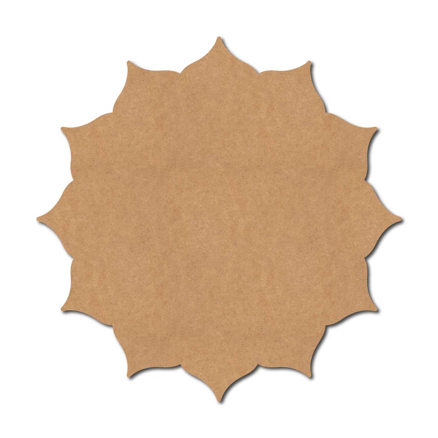 Plain Mandala Base Cutout MDF Design 2