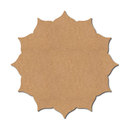 Plain Mandala Base Cutout MDF Design 2