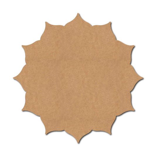 Plain Mandala Base Cutout MDF Design 2