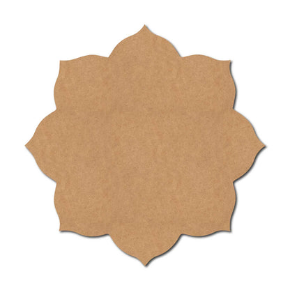 Plain Mandala Base Cutout MDF Design 3