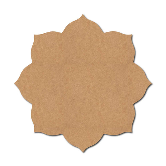 Plain Mandala Base Cutout MDF Design 3