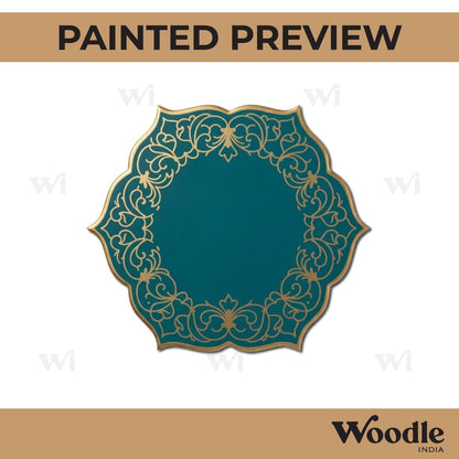 Plain Mandala Base Cutout MDF Design 4