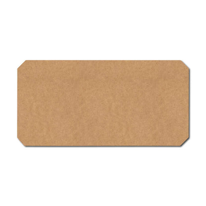 Plain Rectangle Base Cutout MDF Design 2