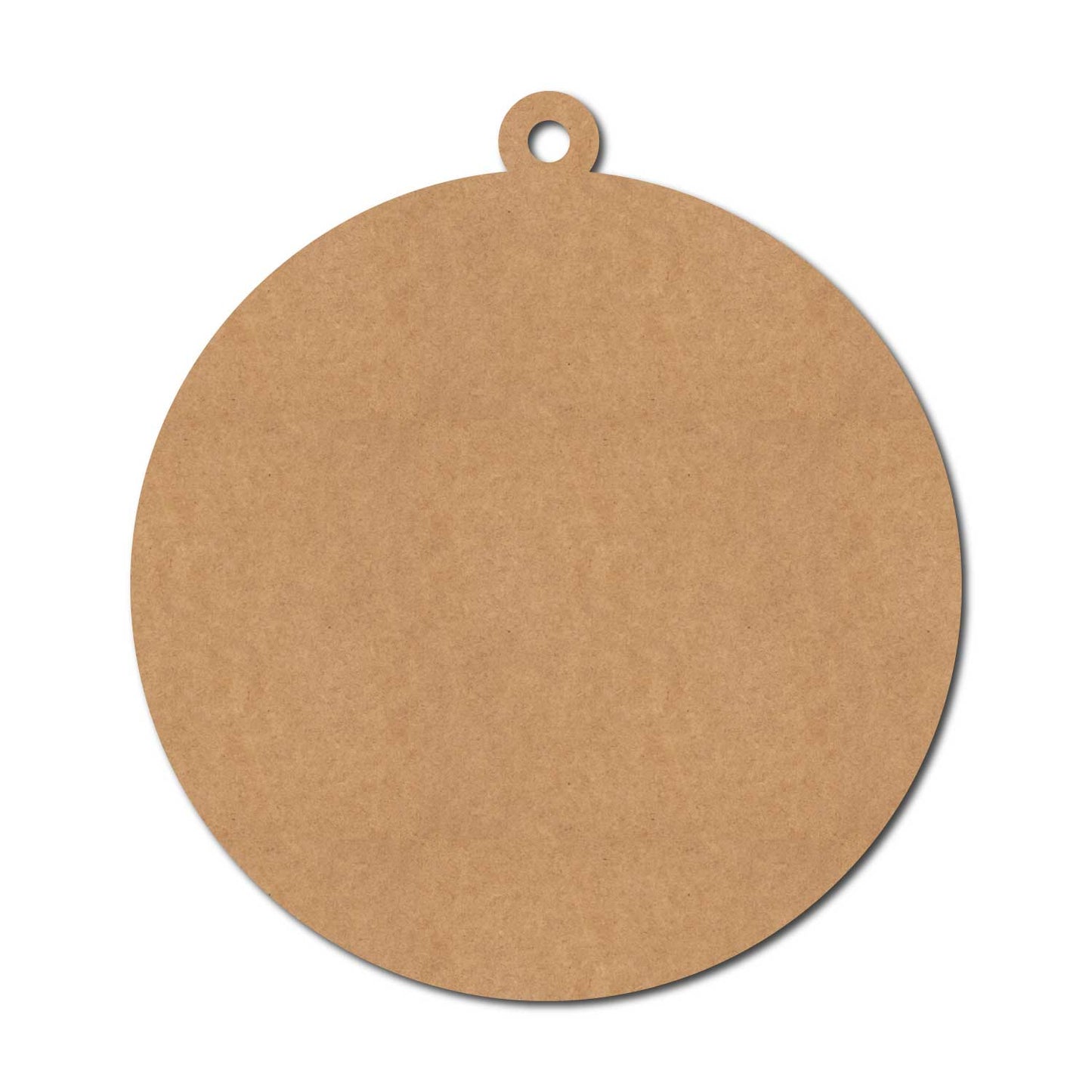 Plain Round Base With Hole Cutout MDF Design 1