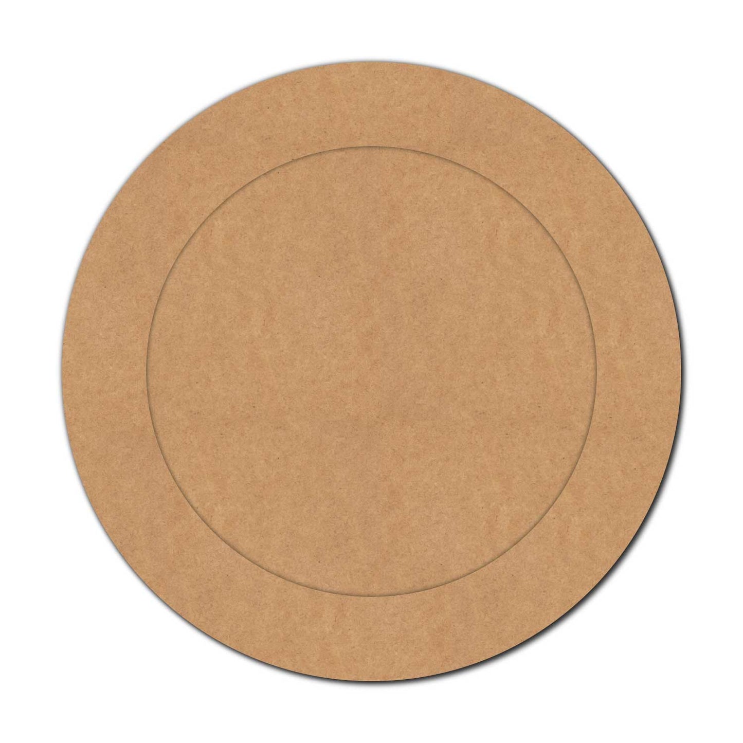 Plain Round Border Frame MDF Design 1