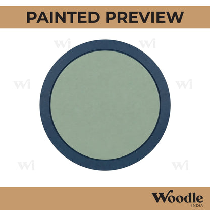 Plain Round Border Frame MDF Design 2