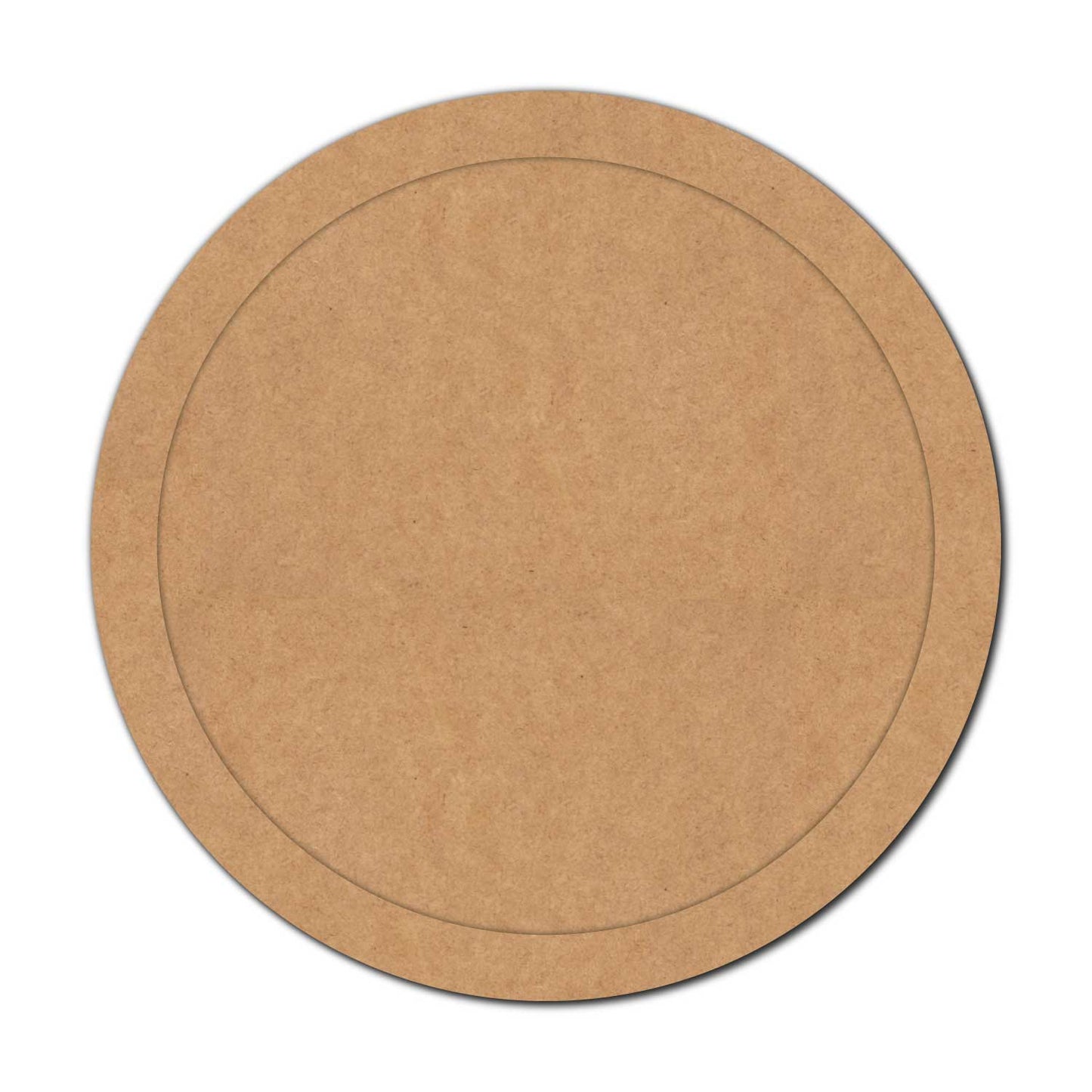Plain Round Border Frame MDF Design 2