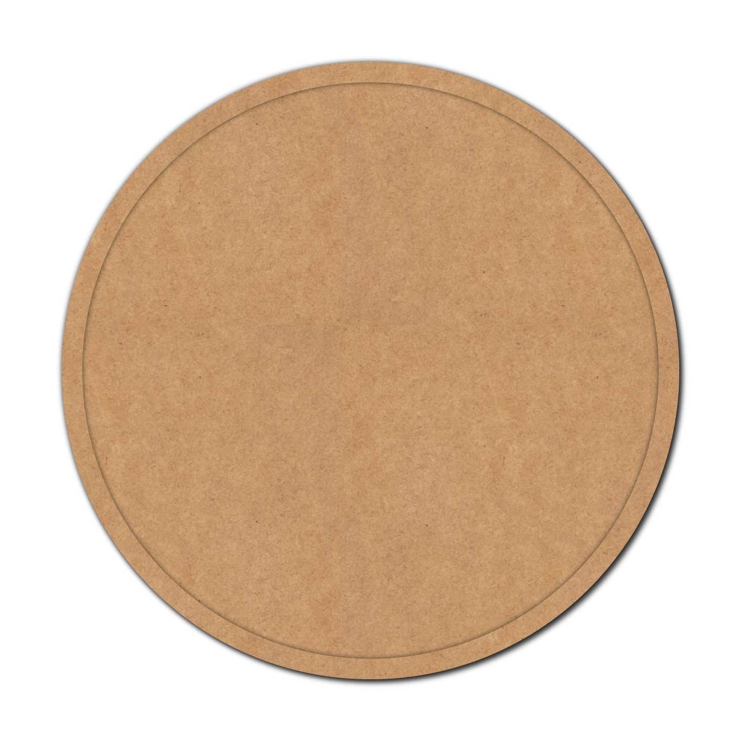 Plain Round Border Frame MDF Design 3