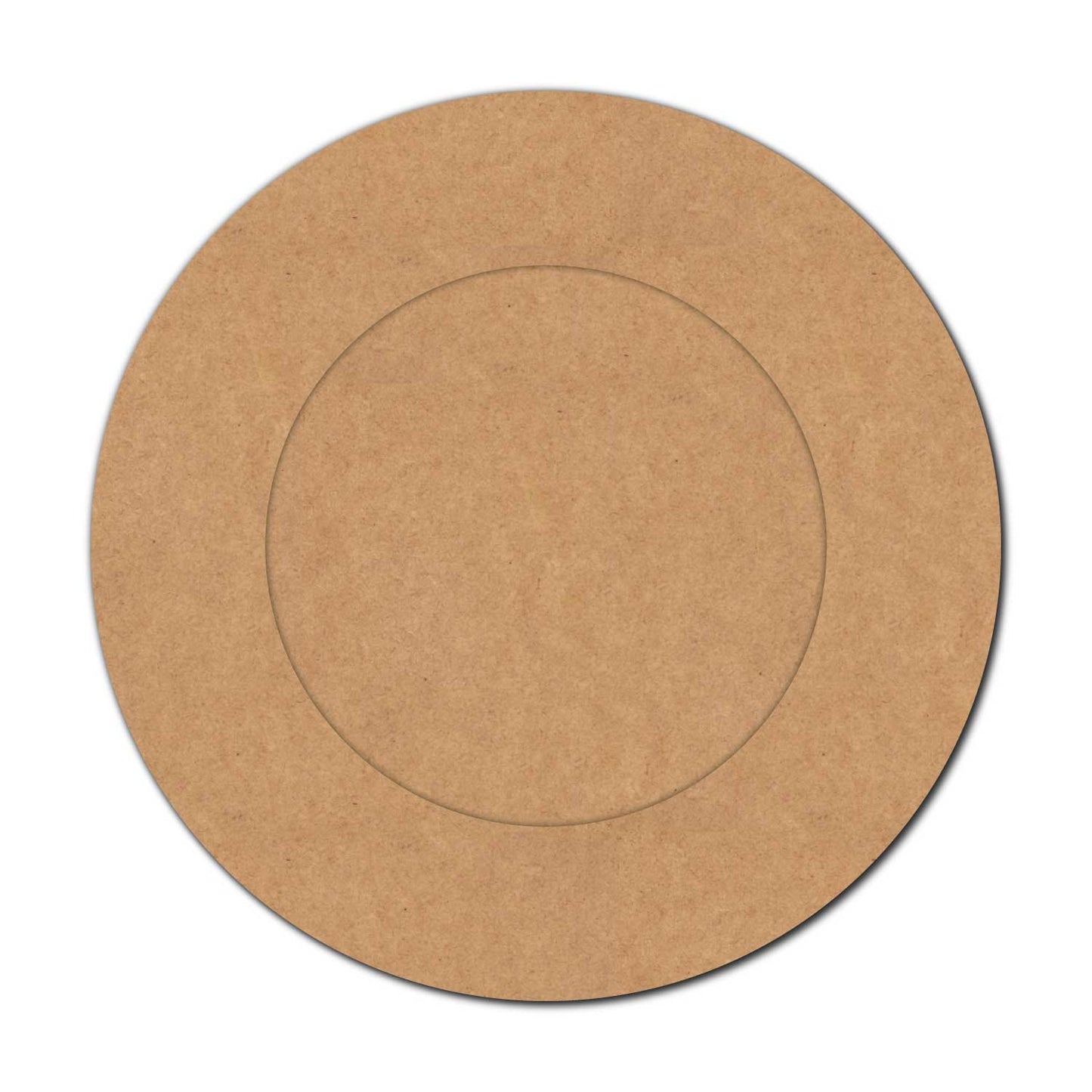 Plain Round Border Frame MDF Design 4