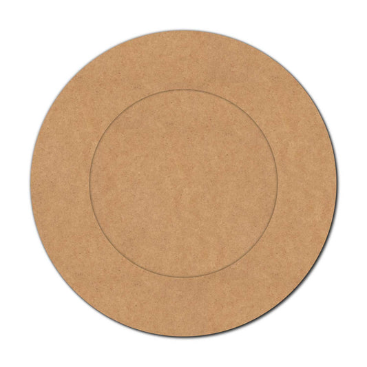 Plain Round Border Frame MDF Design 4