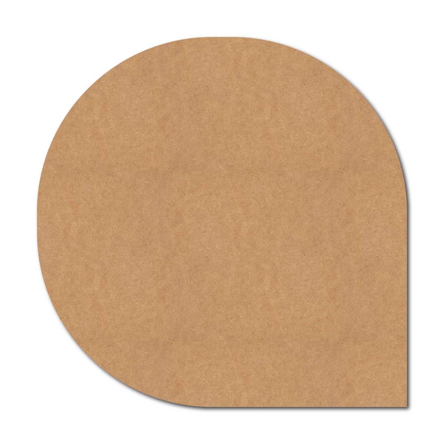 Plain Rounded Cutout MDF Design 1