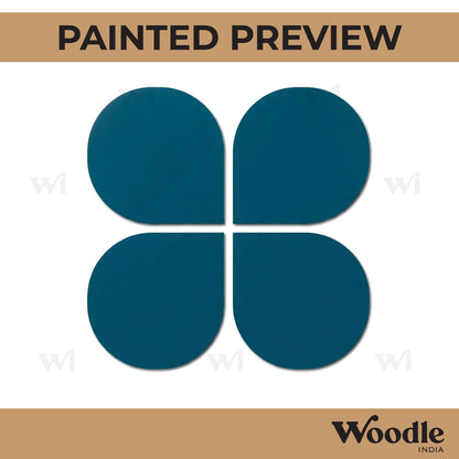 Plain Rounded Cutout Set MDF Design 1
