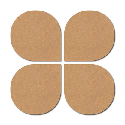 Plain Rounded Cutout Set MDF Design 1