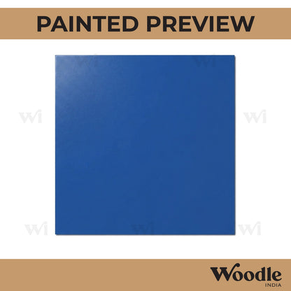 Plain Square Base Cutout MDF Design 1