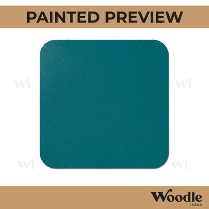 Plain Square Base Cutout MDF Design 2
