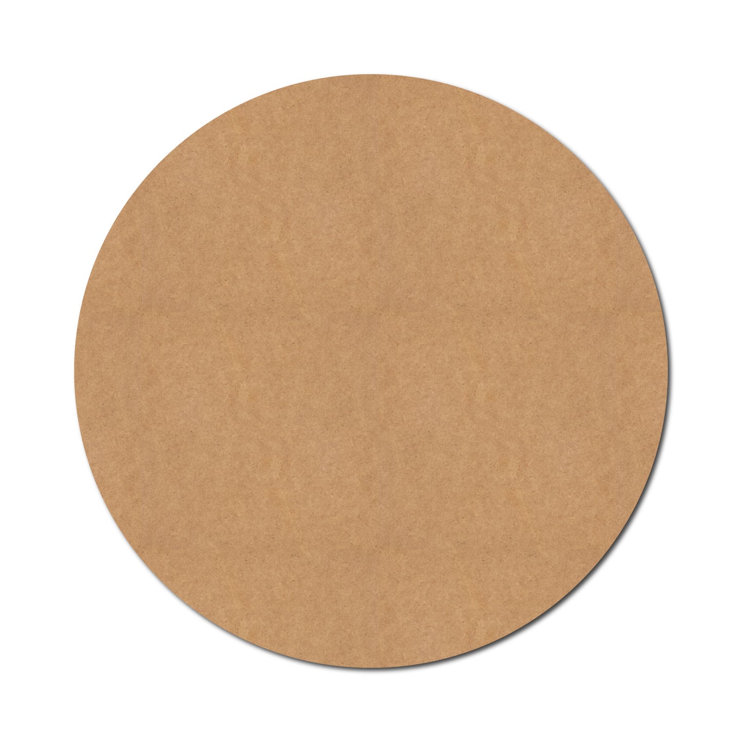 Plain Round Base Cutout Pack MDF Design 1