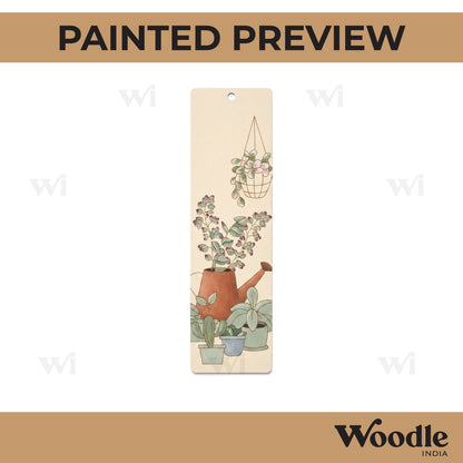 Plants Bookmark Pre Marked MDF Design 1