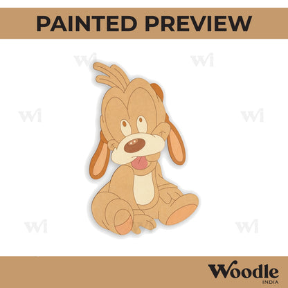 Pluto Dog Mickey Mouse Pre Marked MDF Design 1