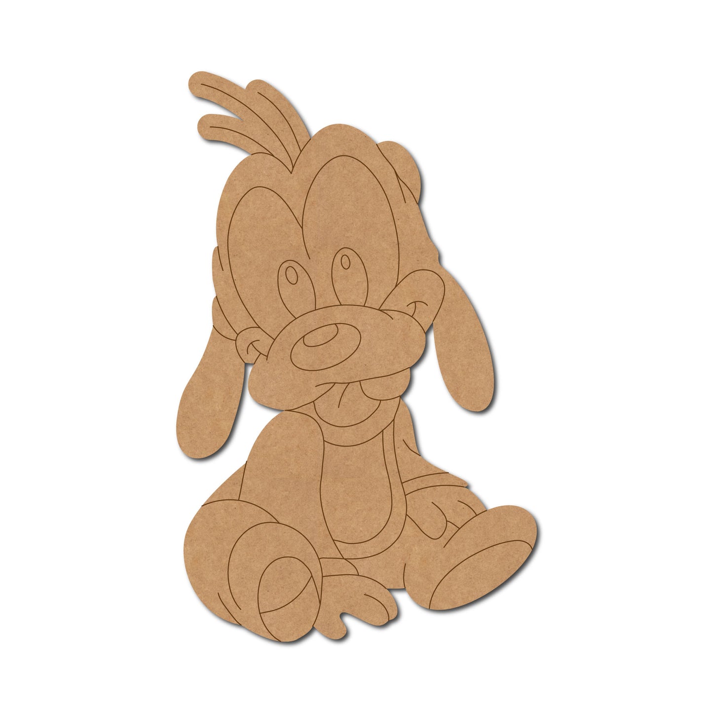 Pluto Dog Mickey Mouse Pre Marked MDF Design 1