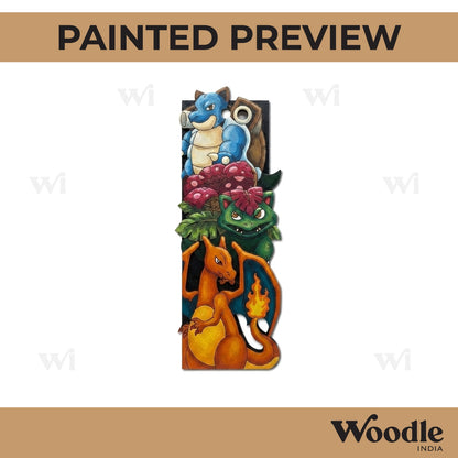 Pokemon Bookmark Pre Marked MDF Design 9