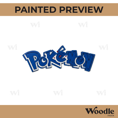 Pokemon Logo Pre Marked MDF Design 1
