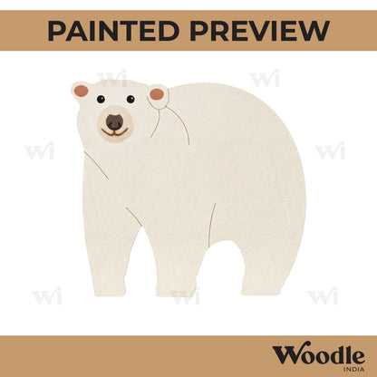 Polar Bear Pre Marked MDF Design 1