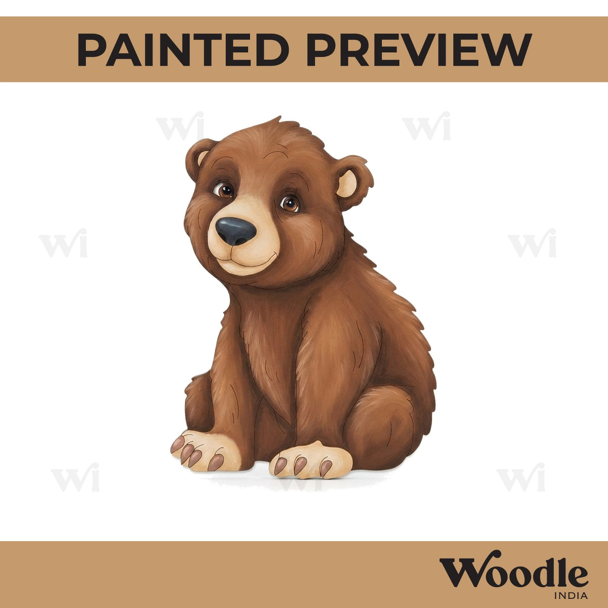 Polar Bear Pre Marked MDF Design 2