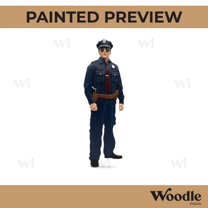 Policeman Pre Marked MDF Design 1