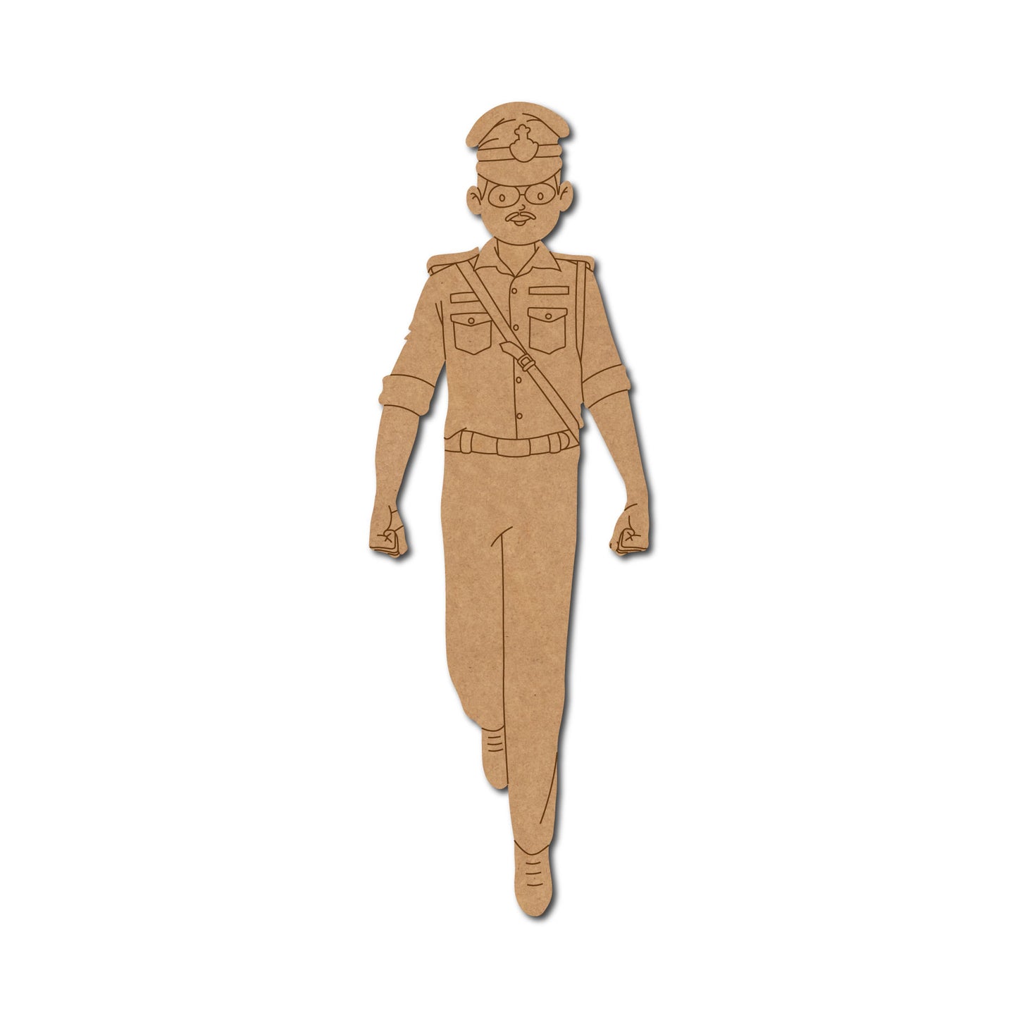 Policeman Pre Marked MDF Design 3