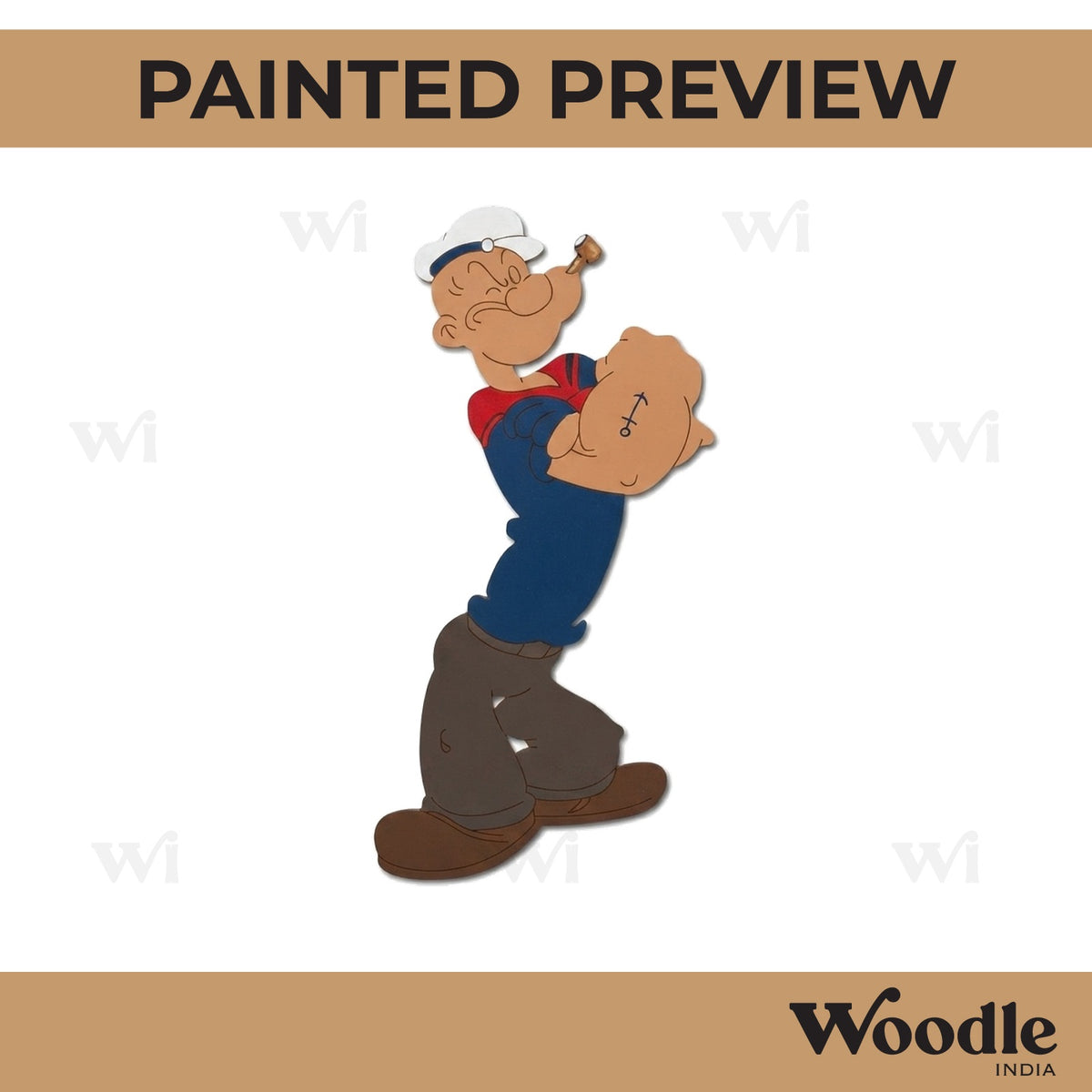 Popoye Pre Marked MDF Design 1