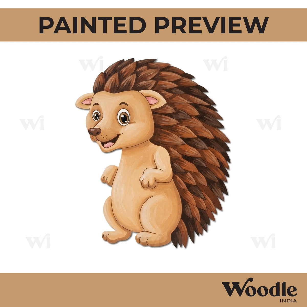 Porcupine Pre Marked MDF Design 4