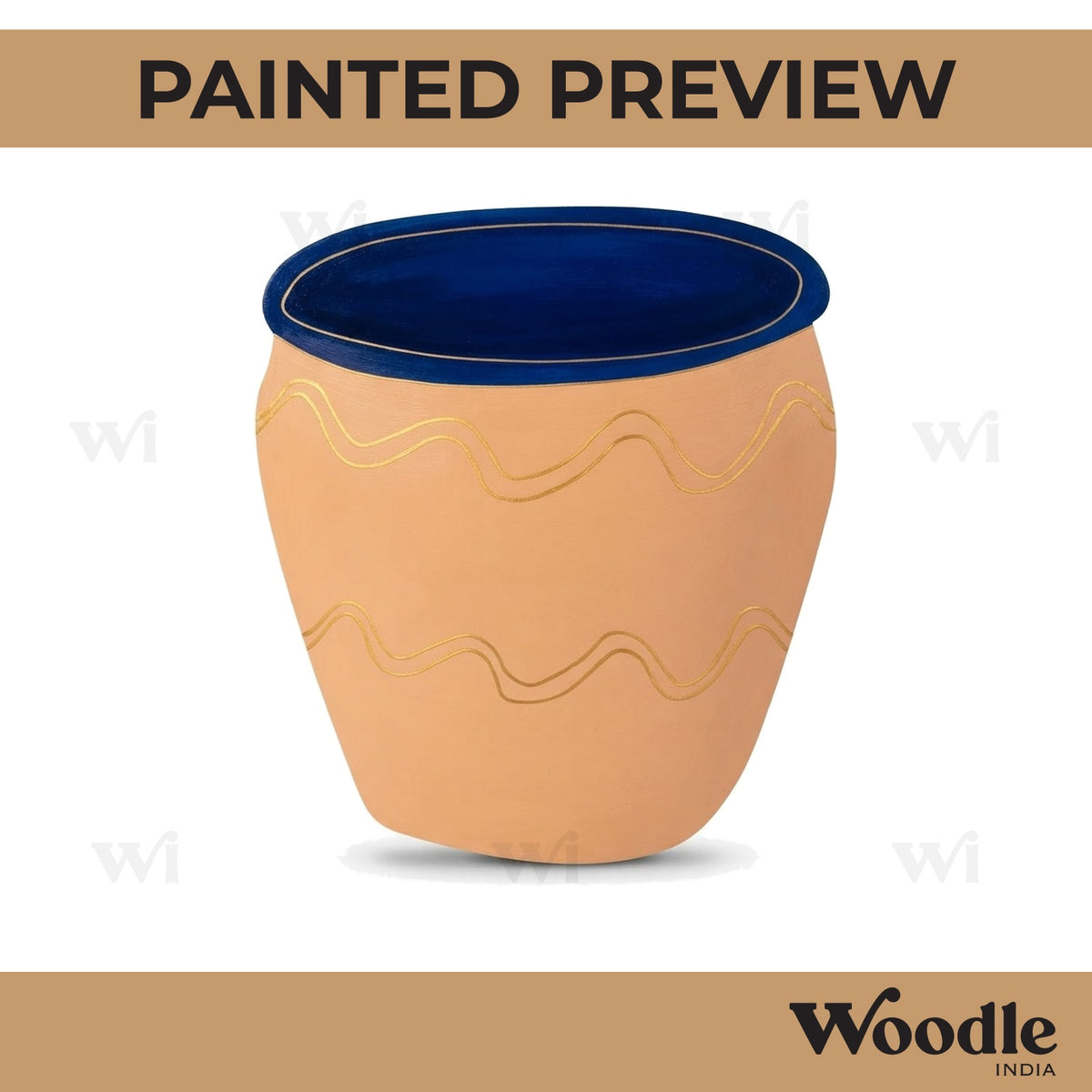 Pot Pre Marked MDF Design 1