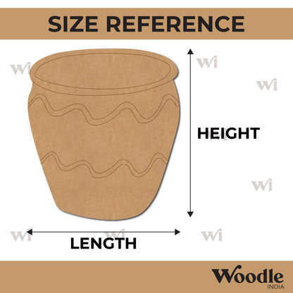 Pot Pre Marked MDF Design 1