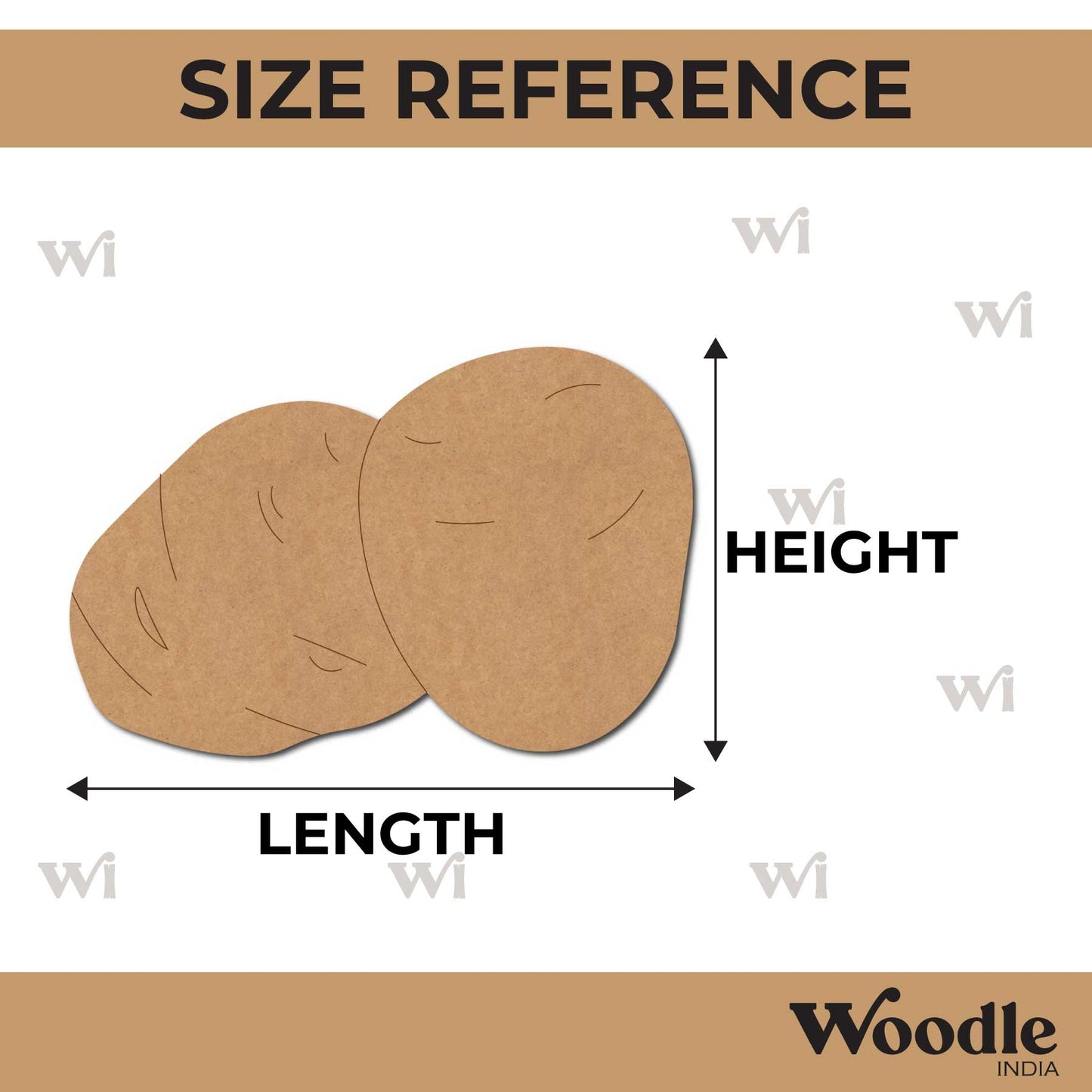 Potatoes Pre Marked MDF Design 2