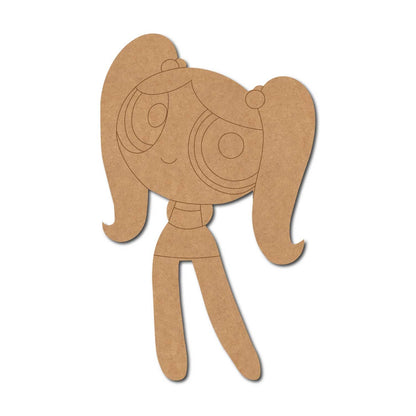 Power Puff Girl Pre Marked MDF Design 2