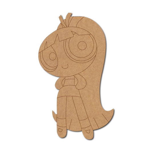 Power Puff Girl Pre Marked MDF Design 5