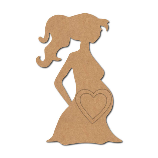 Pregnant Lady Base MDF Design 1