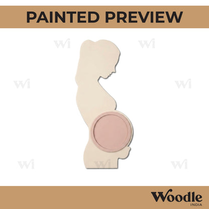 Pregnant Lady Base MDF Design 2