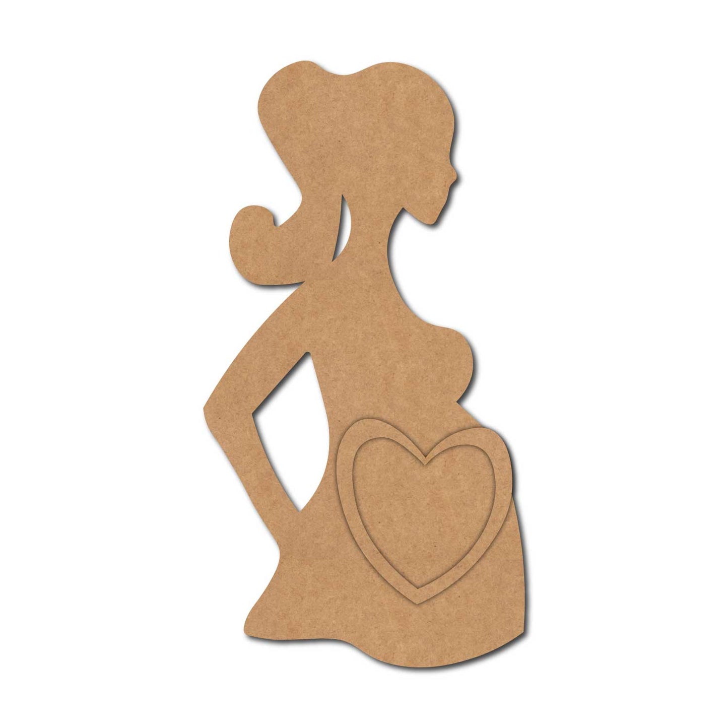 Pregnant Lady Base MDF Design 3