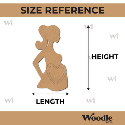 Pregnant Lady Base MDF Design 3