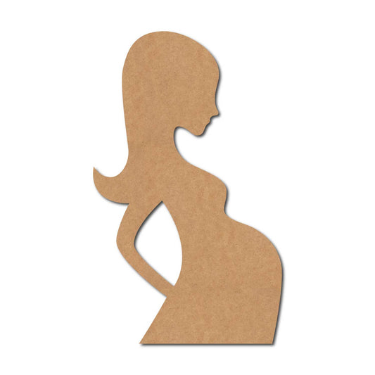 Pregnant Mother Cutout MDF Design 3